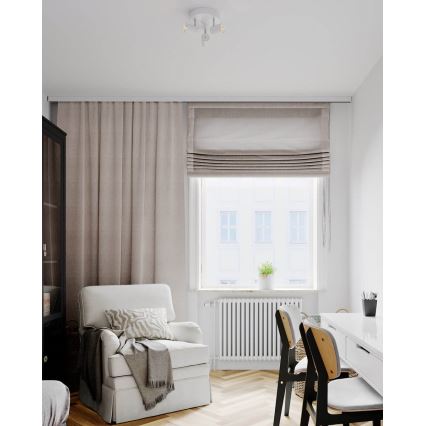 ByRydens - Starmetis CORRECT 3xGU10/7W/230V balta d. 20 cm