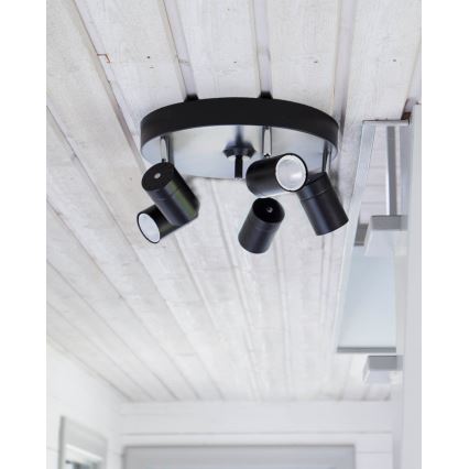 ByRydens - Starmetis CORRECT 5xGU10/7W/230V balta d. 30 cm