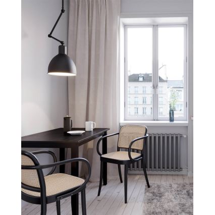 ByRydens - Lustra uz stieņa BAZAR 1xE27/5W/230V melna