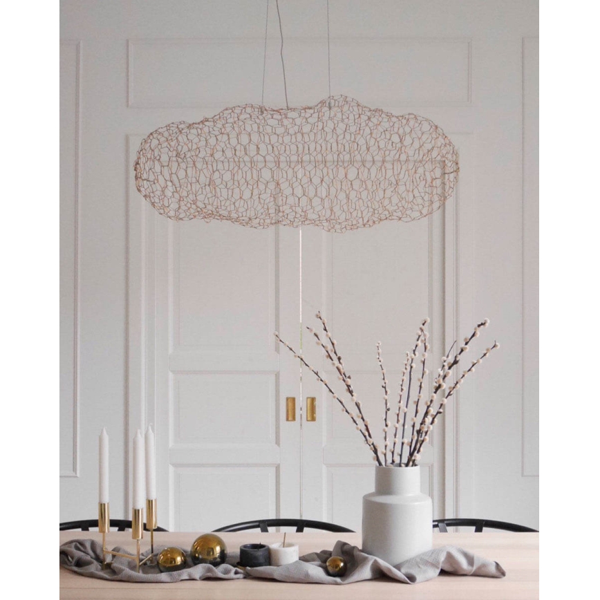 ByRydens - LED Lustra ar auklu HAYDEN LED/15W/230V zelta