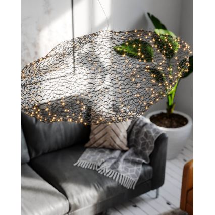 ByRydens - LED Lustra ar auklu HAYDEN LED/20W/230V melna