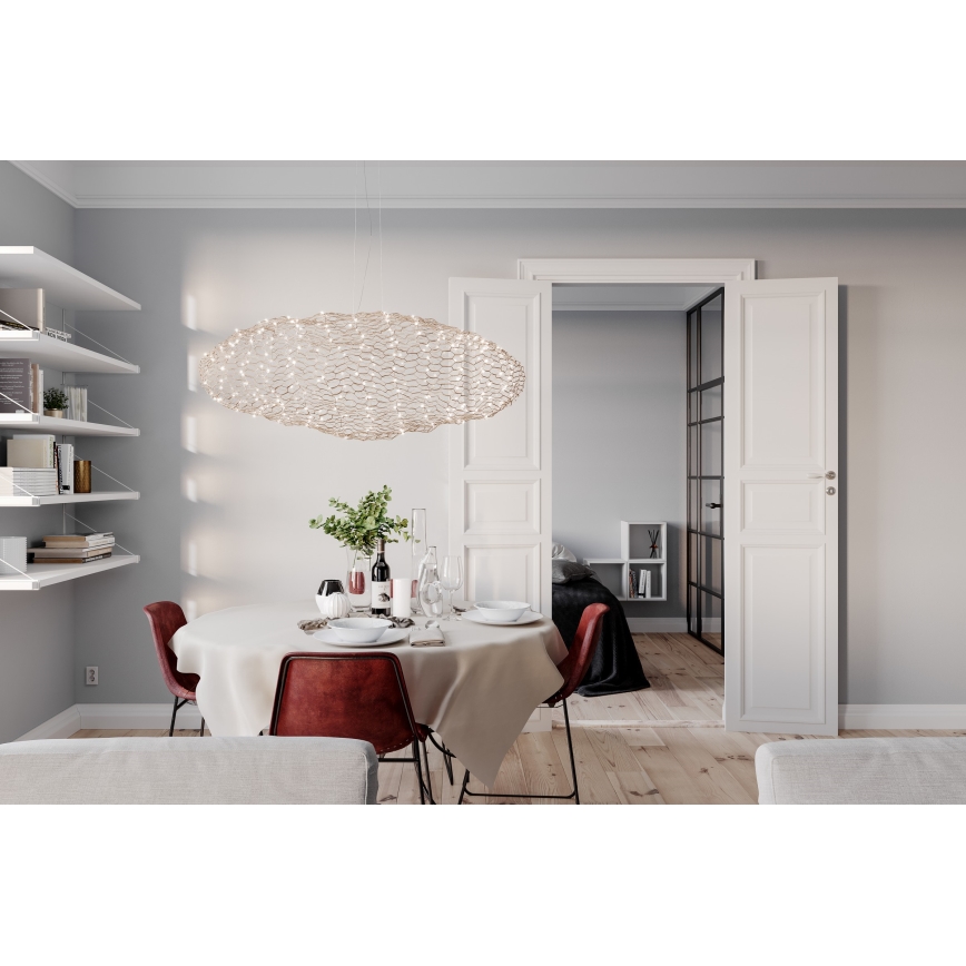 ByRydens - LED Lustra ar auklu HAYDEN LED/20W/230V zelta