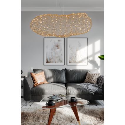 ByRydens - LED Lustra ar auklu HAYDEN LED/20W/230V zelta