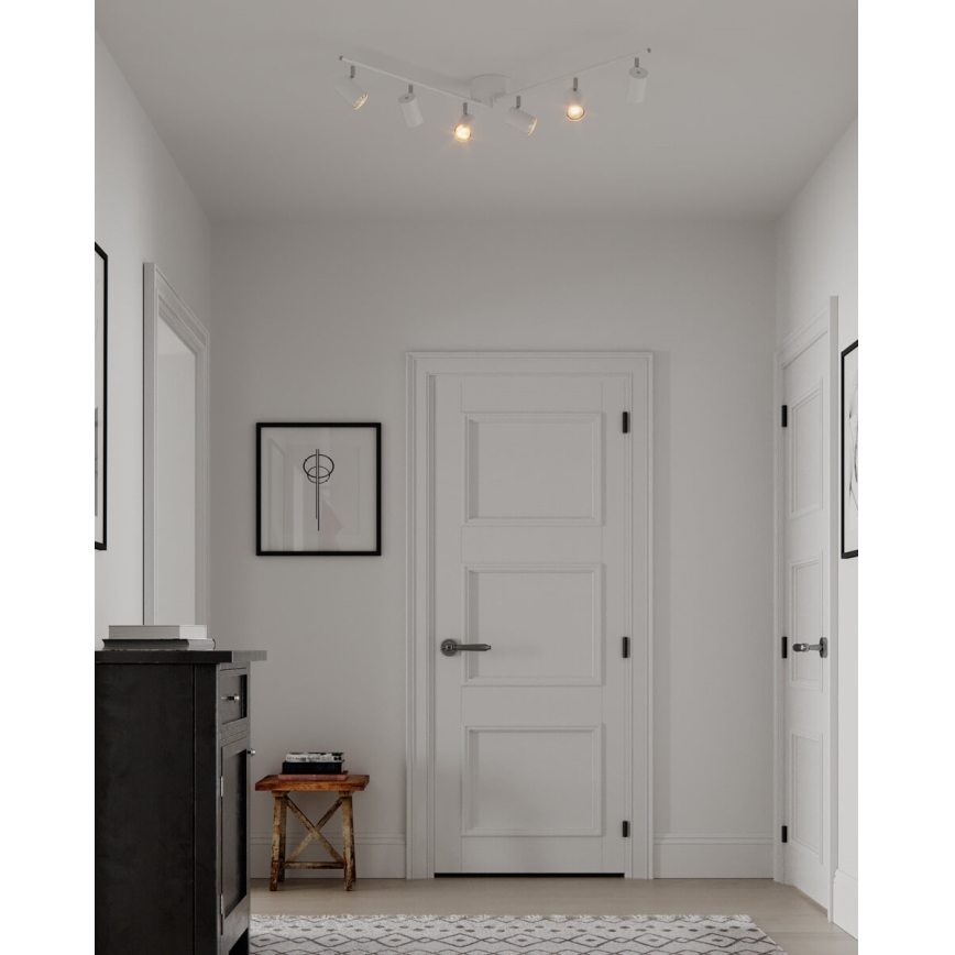 ByRydens - Starmetis CORRECT 6xGU10/7W/230V balta