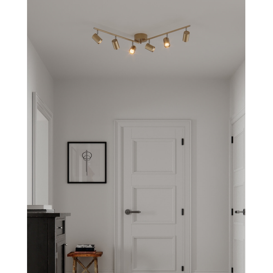 ByRydens - Starmetis CORRECT 6xGU10/7W/230V zelta