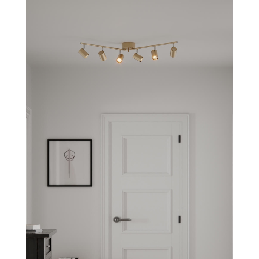 ByRydens - Starmetis CORRECT 6xGU10/7W/230V zelta