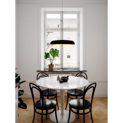 ByRydens - Lustra ar auklu SHELBY 3xG9/5W/230V melna d. 50 cm