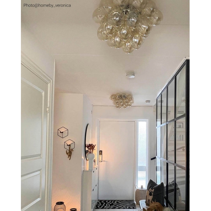 ByRydens - Griestu lampa GROSS 6xG9/5W/230V dūmakains/brūna d. 50 cm