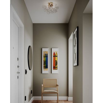 ByRydens - Griestu lampa GROSS 6xG9/5W/230V caurspīdīga Ø 50 cm