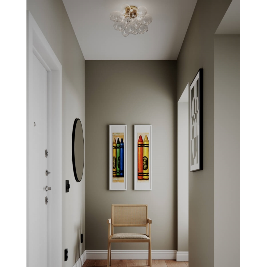 ByRydens - Griestu lampa GROSS 6xG9/5W/230V caurspīdīga Ø 50 cm