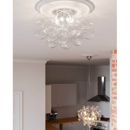 ByRydens - Griestu lampa GROSS 6xG9/5W/230V caurspīdīga d. 50 cm