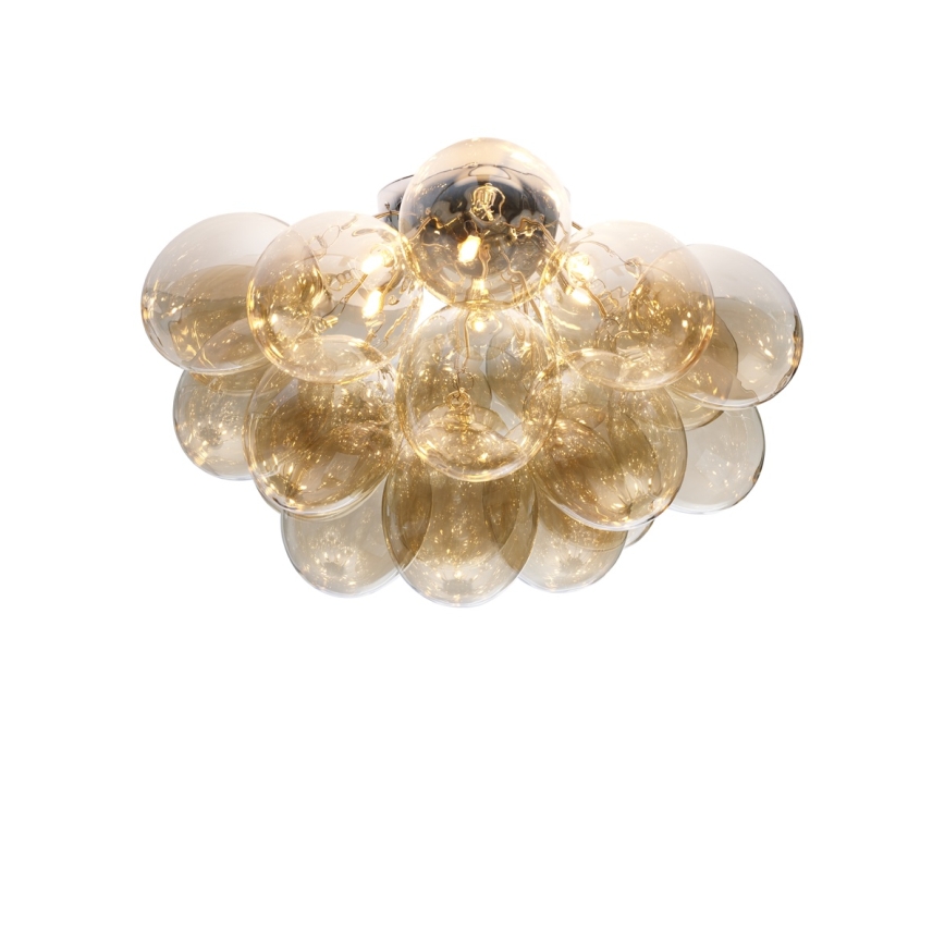 ByRydens - griestu gaismeklis GROSS 6xG9/8W/230V dūmaina/brūna, diametrs 70 cm