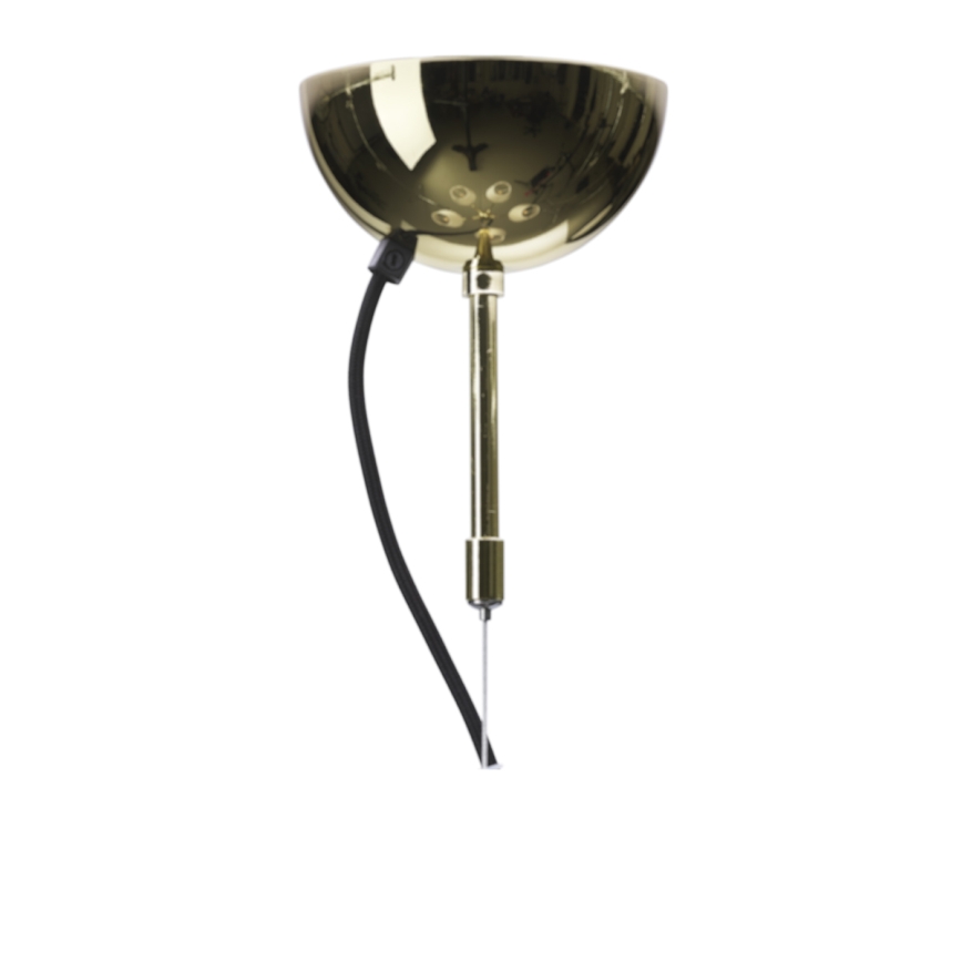 ByRydens - Lustra uz troses LYNF 5xE14/8W/230V misiņš/balts