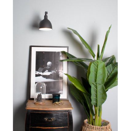ByRydens - Sienas lampa BAZĀRS MINI 1xE27/5W/230V melna