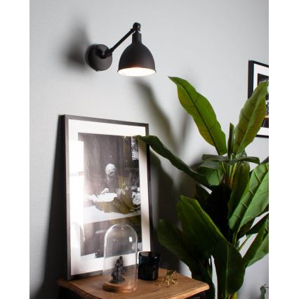 ByRydens - Sienas lampa BAZĀRS MINI 1xE27/5W/230V melna