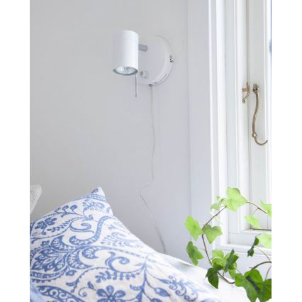 ByRydens - Aptumšojams sienas starmetis CORRECT 1xGU10/7W/230V balta