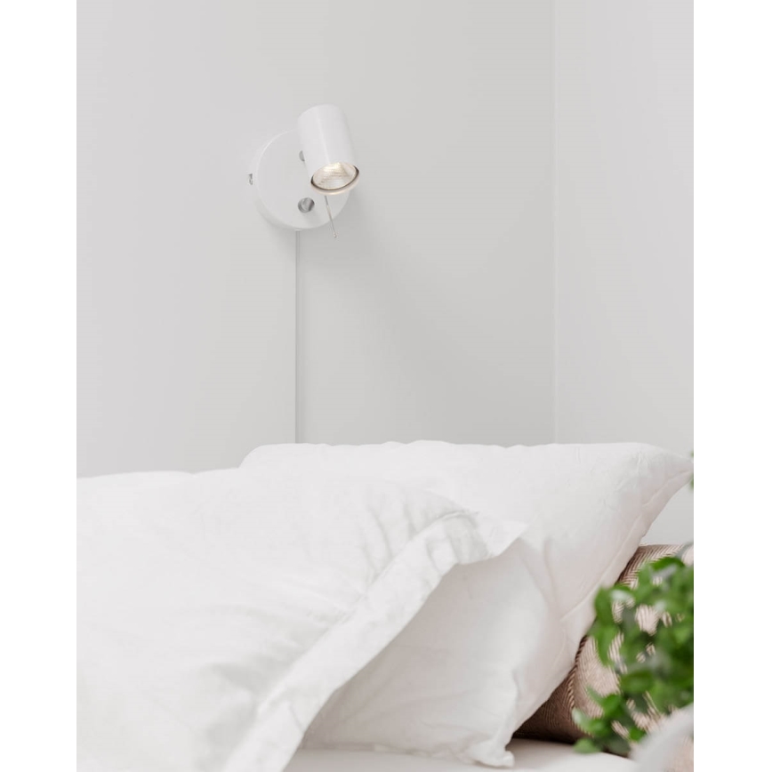 ByRydens - Aptumšojams sienas starmetis CORRECT 1xGU10/7W/230V balta