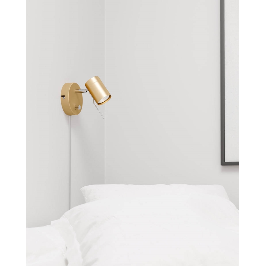 ByRydens - Aptumšojams sienas starmetis CORRECT 1xGU10/7W/230V zelta