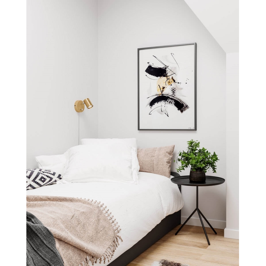 ByRydens - Aptumšojams sienas starmetis CORRECT 1xGU10/7W/230V zelta