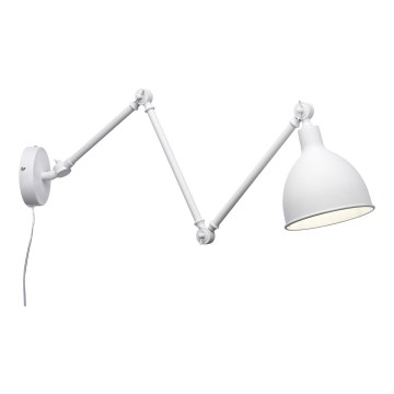 ByRydens - Aptumšojama sienas lampa BAZĀRS 1xE27/5W/230V balta
