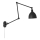 ByRydens - Aptumšojama sienas lampa BAZĀRS 1xE27/5W/230V melna