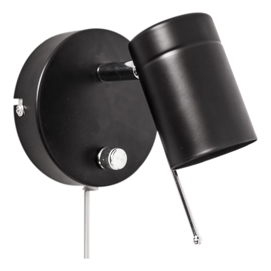 ByRydens - Aptumšojams sienas starmetis CORRECT 1xGU10/7W/230V melna