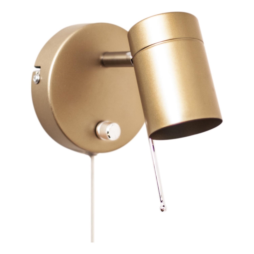ByRydens - Aptumšojams sienas starmetis CORRECT 1xGU10/7W/230V zelta