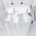 ByRydens - CORRECT virziena gaismeklis 5xGU10/7W/230V balts Ø 30 cm