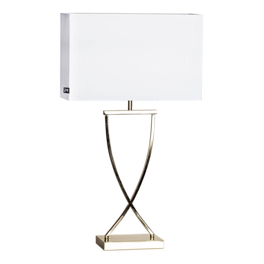 ByRydens - Galda lampa OMEGA 1xE27/5W/230V balta/misiņš