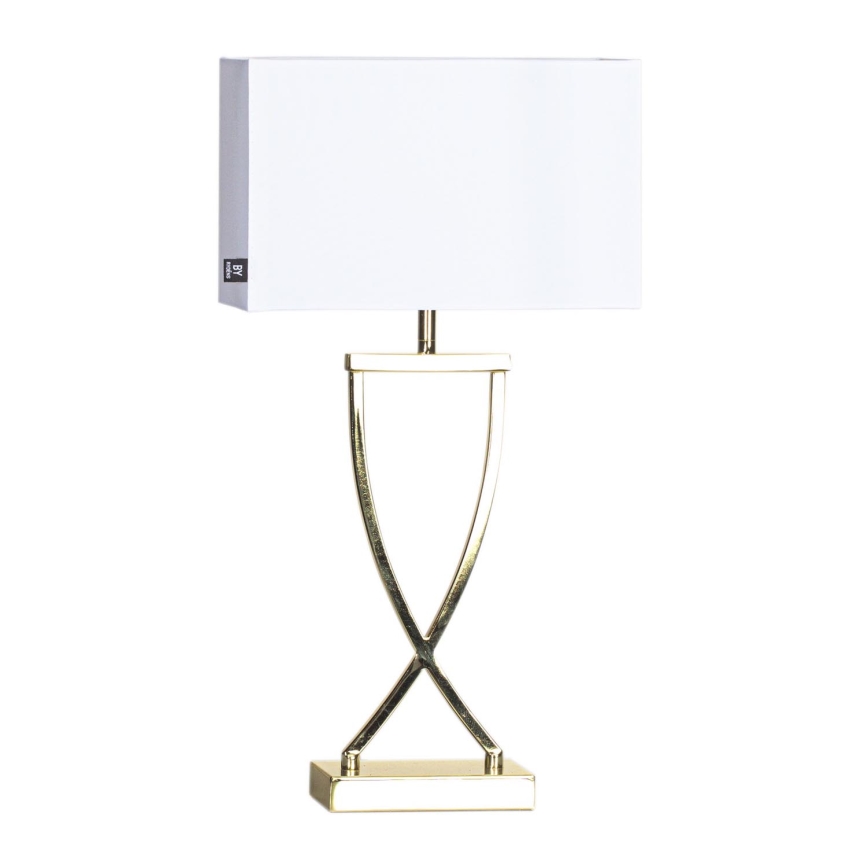ByRydens - Galda lampa OMEGA 1xE27/5W/230V balta/zelta