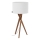 ByRydens - Galda lampa VEGA 1xE27/8W/230V balta/ozols