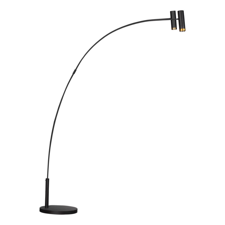 ByRydens - Grīdas stāvlampa PULS 2xGU10/5W/230V melna