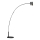 ByRydens - Grīdas stāvlampa PULS 2xGU10/5W/230V melna