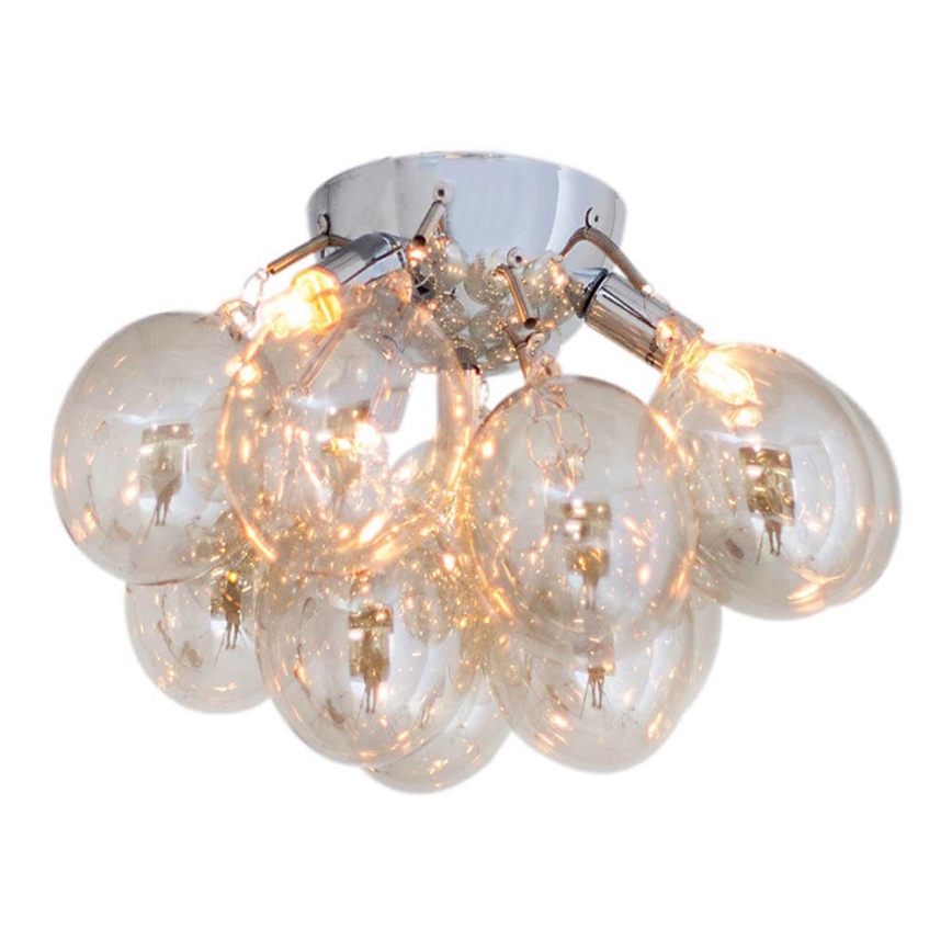 ByRydens - Griestu lampa GRANDE 3xG9/4W/230V dūmakains/brūna d. 30 cm