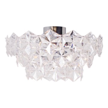 ByRydens - Griestu lampa MONARQUE 3xE27/5W/230V caurspīdīga d. 51 cm
