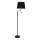 ByRydens - LED grīdas lampa ORLANDO 1xE27/5W/230V + LED/3W, melna, Ø 36 cm