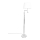 ByRydens - LED Grīdas stāvlampa ORLANDO 1xE27/5W/230V + LED/3W balta/spīdīgi hromēts d. 36 cm