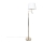 ByRydens - LED Grīdas stāvlampa ORLANDO 1xE27/5W/230V + LED/3W balta/zelta d. 36 cm