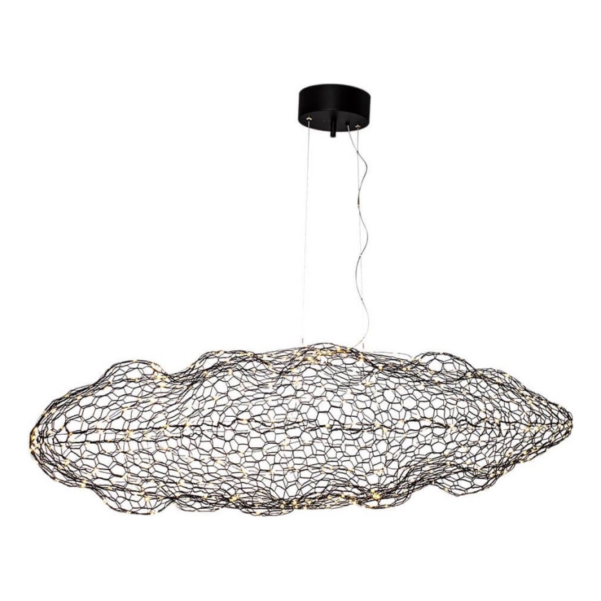 ByRydens - LED Lustra ar auklu HAYDEN LED/20W/230V melna