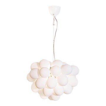 ByRydens - Lustra ar auklu GROSS 8xG9/4W/230V balta d. 50 cm