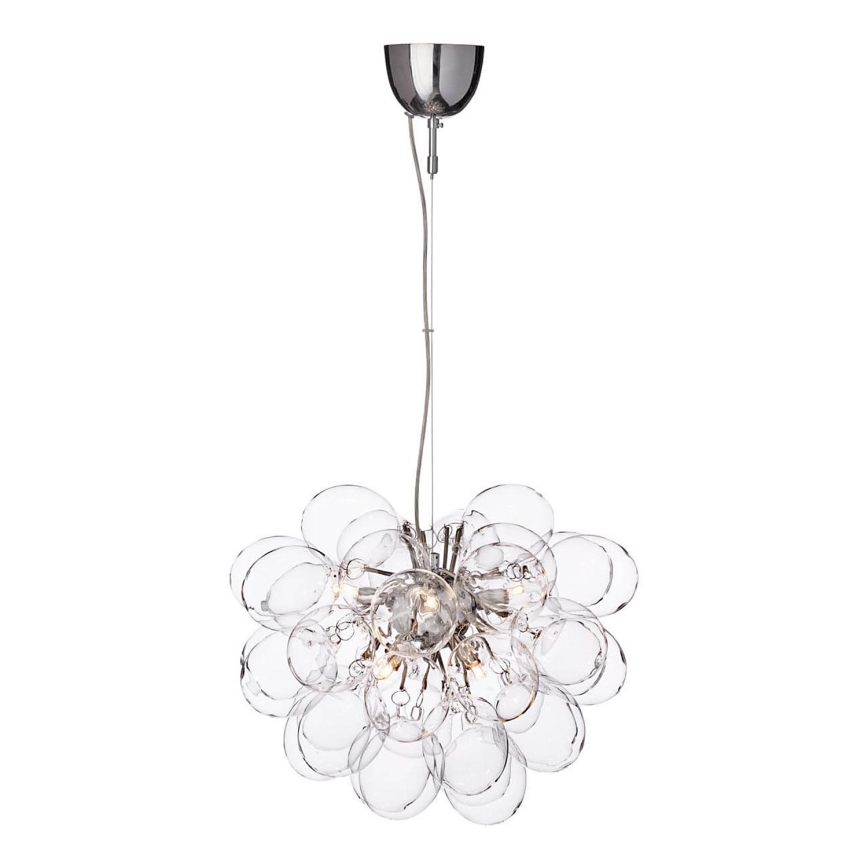 ByRydens - Lustra ar auklu GROSS 8xG9/4W/230V caurspīdīga d. 50 cm