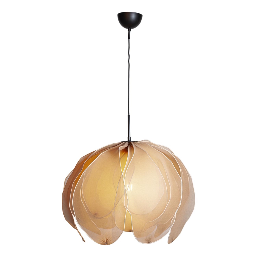 ByRydens - Lustra ar auklu LOU LOU 1xE27/5W/230V bēša d. 80 cm