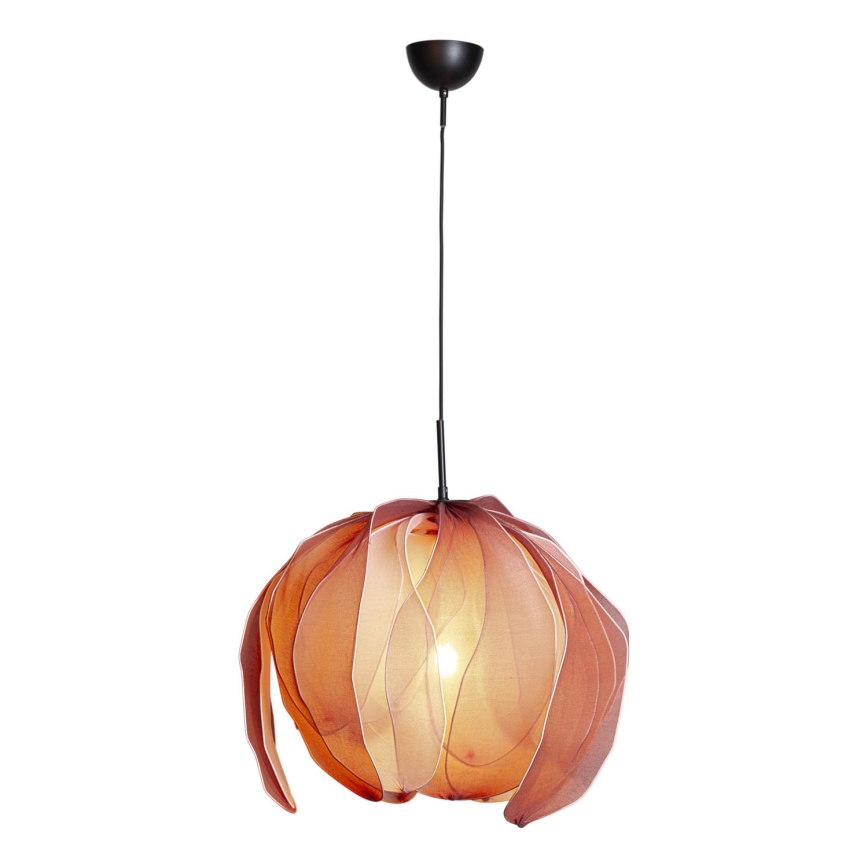 ByRydens - Lustra ar auklu LOU LOU 1xE27/5W/230V rozā d. 80 cm