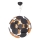 ByRydens - Lustra ar auklu PLANET 4xE14/5W/230V melna/zelta d. 50 cm
