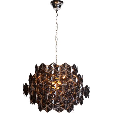 ByRydens - Lustra uz ķēdes MONARQUE MINI 3xE14/8W/230V melna