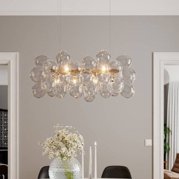 ByRydens - Lustra uz vada GROSS BAR 8xG9/8W/230V caurspīdīga