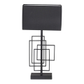 ByRydens - melna galda lampa PARAGON 1xE27/5W/230V