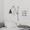 ByRydens - Sienas lampa YUKON 1xE27/5W/230V melna