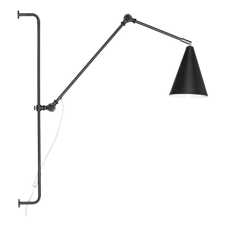 ByRydens - Sienas lampa YUKON 1xE27/5W/230V melna