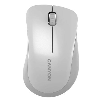 Canyon - Bezvadu optiskā pele ar sensoru Pixart MW 1200 DPI 2xAAA balta